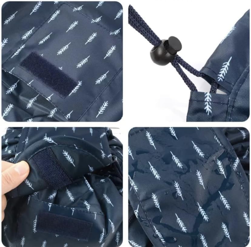 Drawstring Travel Makeup Bag | Portable Cosmetic Pouch Organizer | Random Print and Color