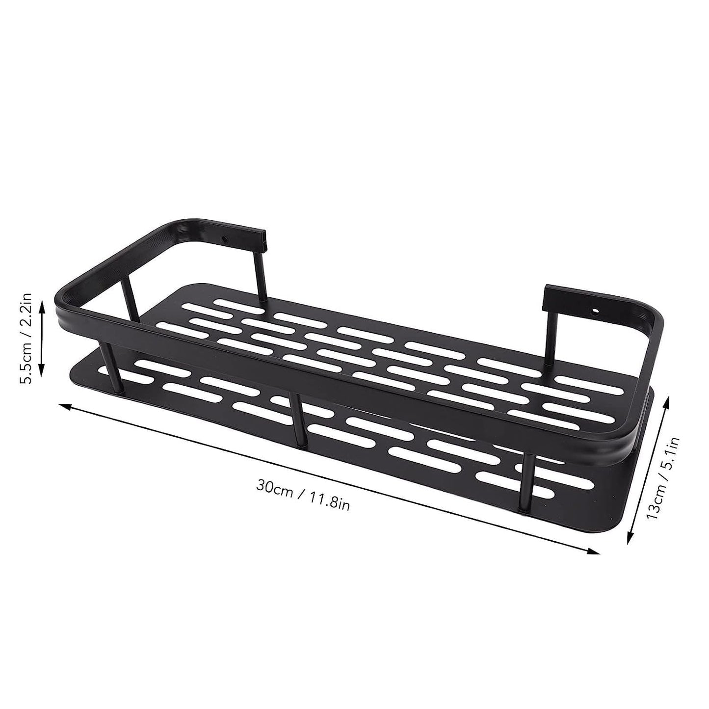 Adhesive Wall-Mounted Bathroom Shelf | No-Drill Shower Caddy