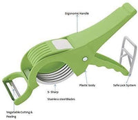 Thumbnail for 2 in 1 Vegetable Cutter with Peeler