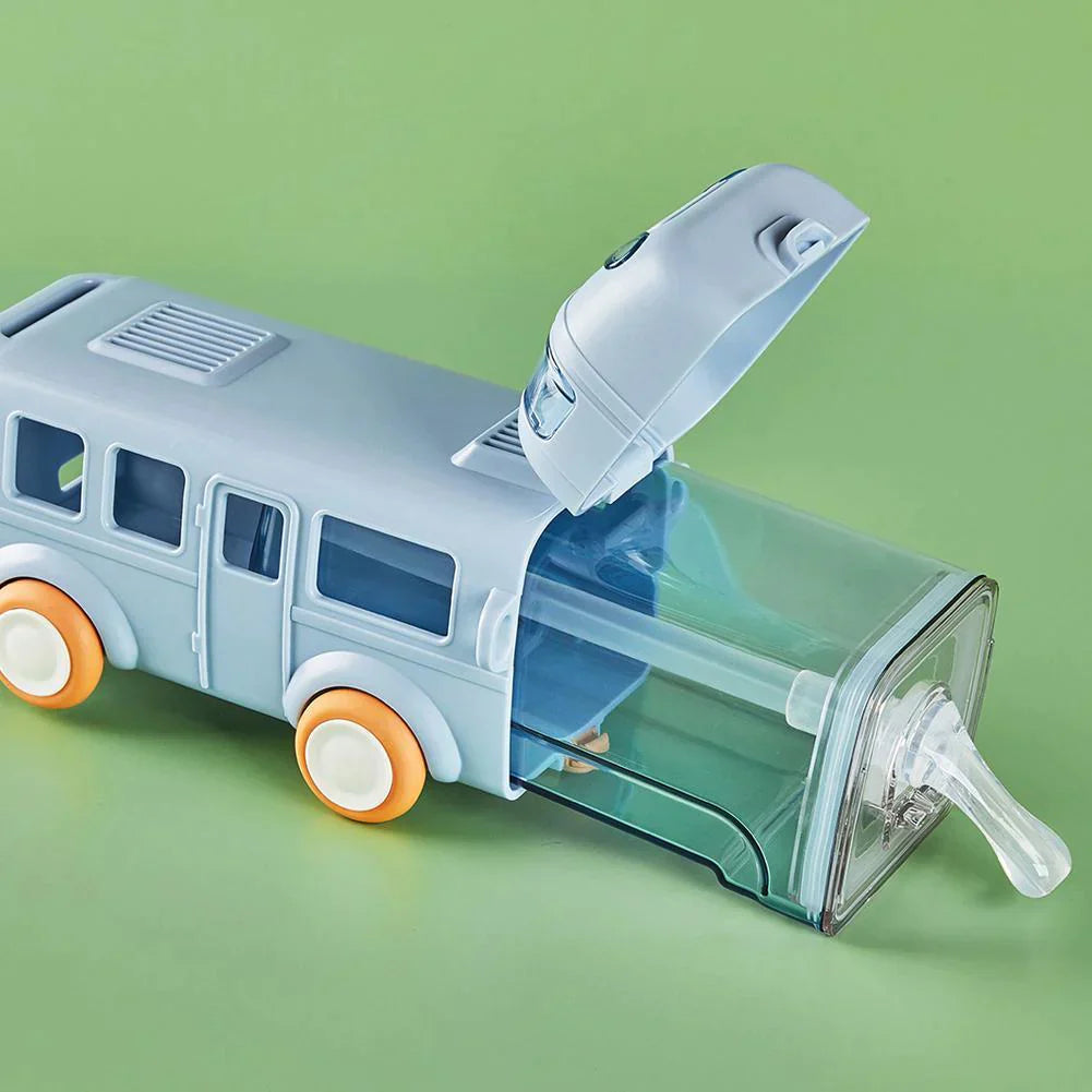 Drink'N'Play© Bus Water Bottle for School Kids