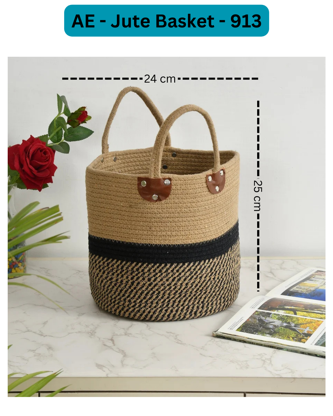 Most Viral Basket Woven With Cotton Rope