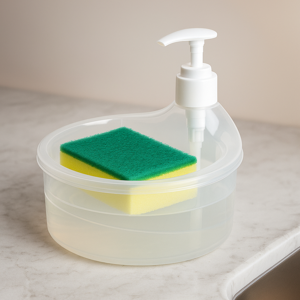 Double Layer 2 in 1 Liquid soap Dispenser