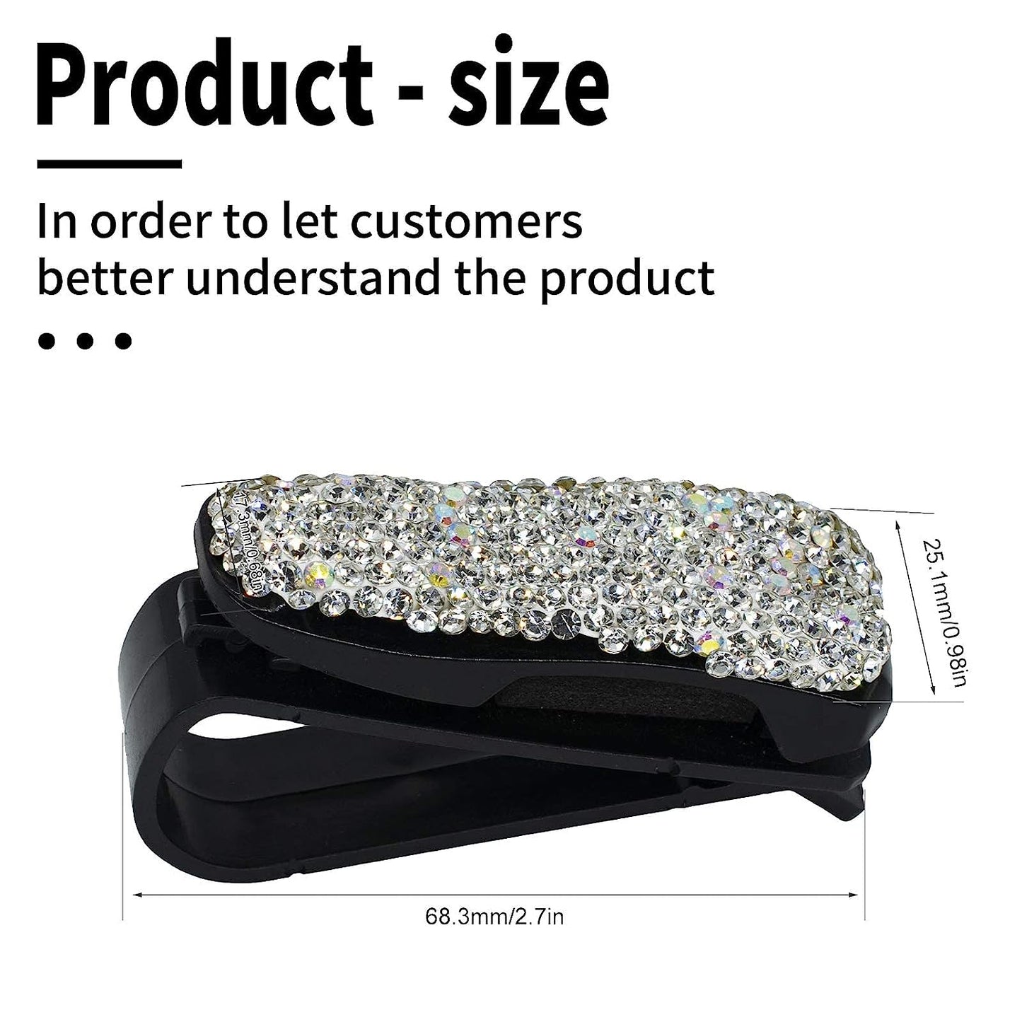 (Buy 1 Get 1 Free) Glasses Holder for Car Sun Visor