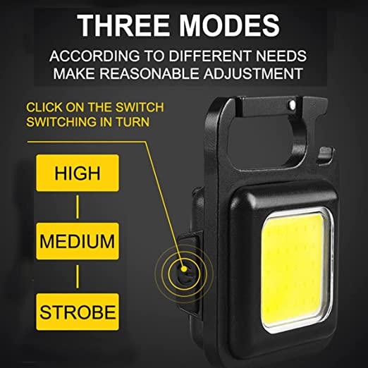 Mini LED COB Flashlight Keychain