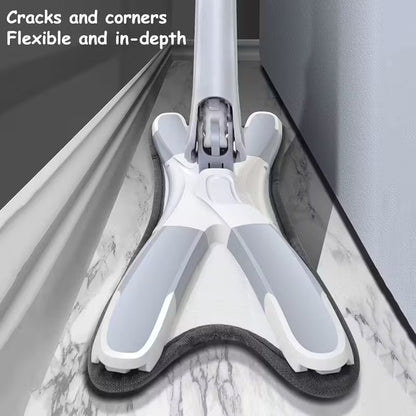 Microfiber X-Shape Self-Wringing Mop