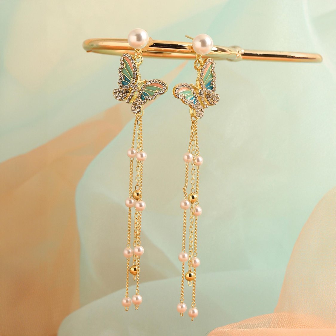 Trending Crystal butterfly Earrings