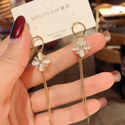 Flower Drop Earrings