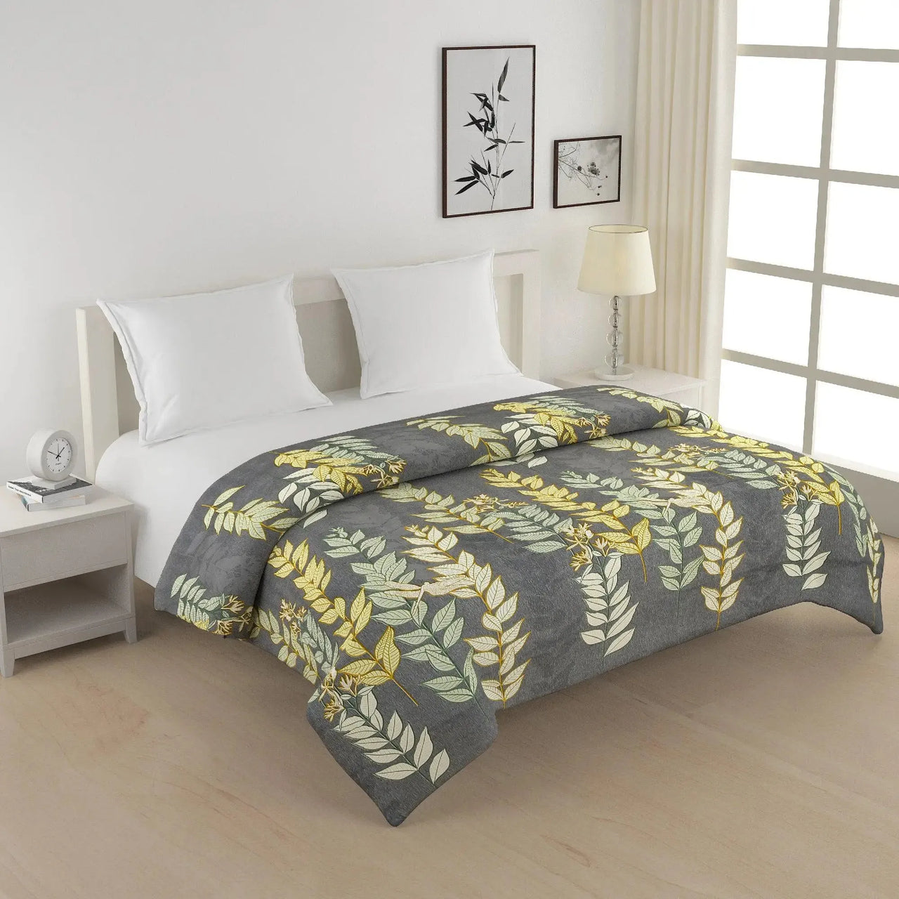 Most Viral Double Bed King Size Premium BedSheet with 2 Pillow Covers