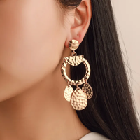 Thumbnail for Golden Foil Drop Earrings