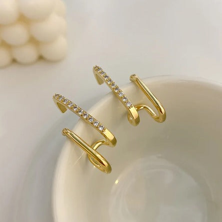 U-Shaped String Korean Earrings Perfect For Dailywear