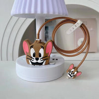 Thumbnail for Super Cute Jerry Silicon Apple iPhone Charger Case