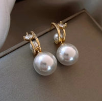 Thumbnail for Golden Pearl 2 way Wear Earrings