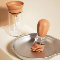 Thumbnail for 2 in 1 Glass Olive Oil Dispenser Bottle with Silicone Brush