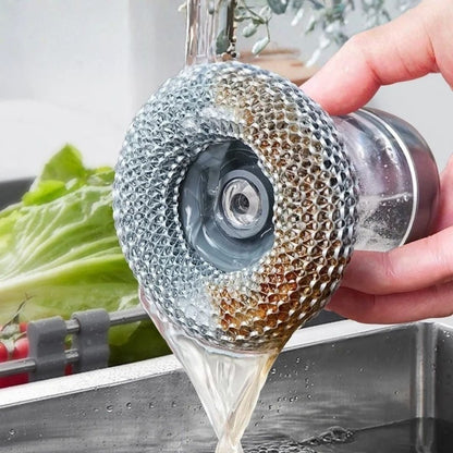 2 in 1 Liquid Soap Dispensing Palm Brush