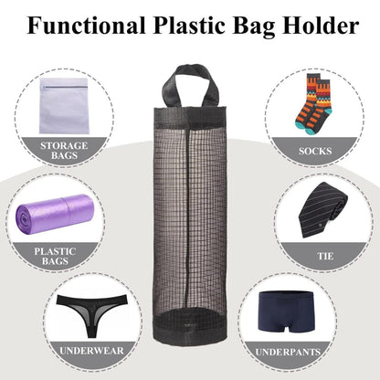 Hanging Mesh Plastic Bag Holder