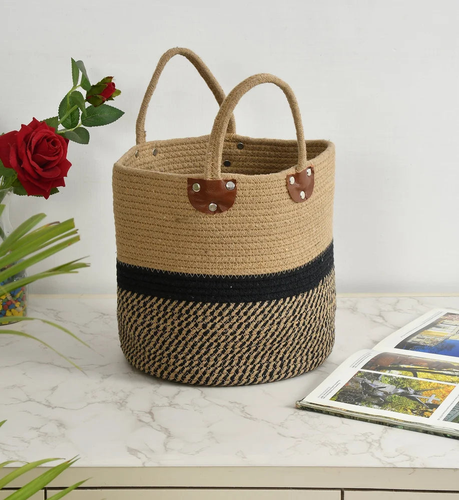 Most Viral Basket Woven With Cotton Rope