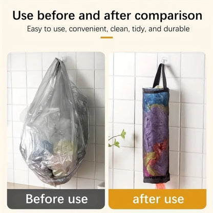 Hanging Mesh Plastic Bag Holder