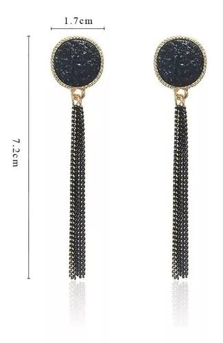 Black Colour Straight Korean earring