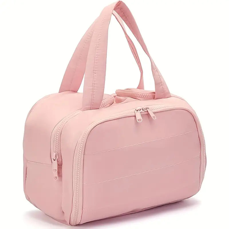 Compact Travel Makeup Organizer Bag (Assorted Colors)