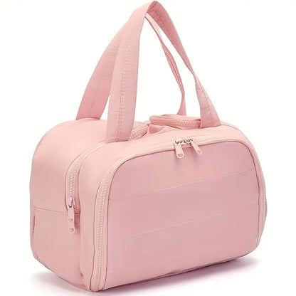 Compact Travel Makeup Organizer Bag (Assorted Colors)