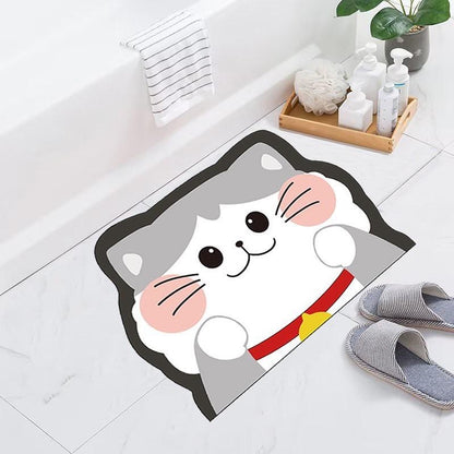 Cute Cartoon Anti-Slip Super Absorbent Bathroom Mat