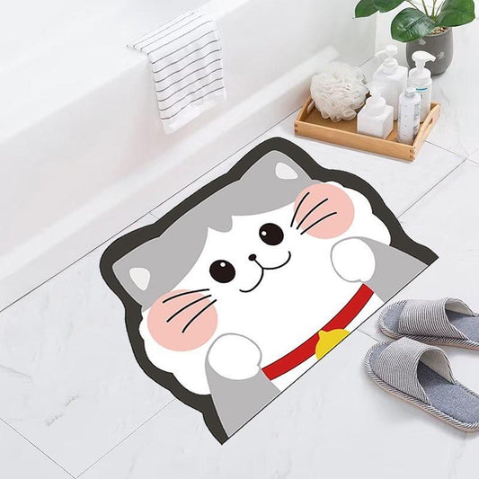 Cute Cartoon Anti-Slip Super Absorbent Bathroom Mat