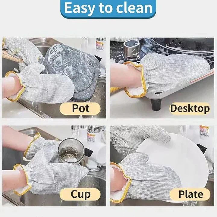 Water Proof Non-Scratch Dish Washing Wire Gloves