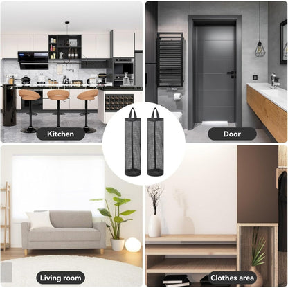 Hanging Mesh Plastic Bag Holder