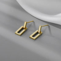 Thumbnail for Rectangular shape small studs for women