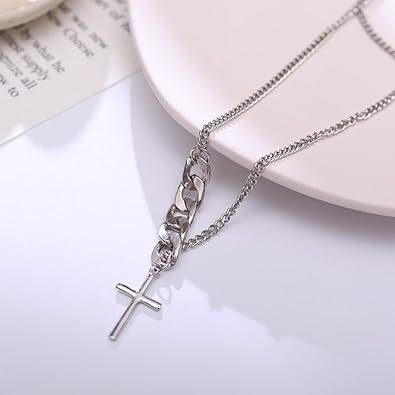 Cross neck chain