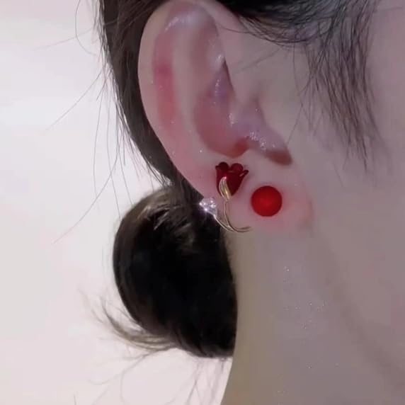 Flower Ear studs for women