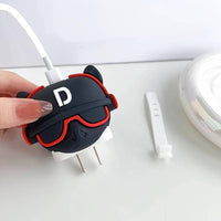 Thumbnail for Super Cute Bull Dog Silicon Apple iPhone Charger Case