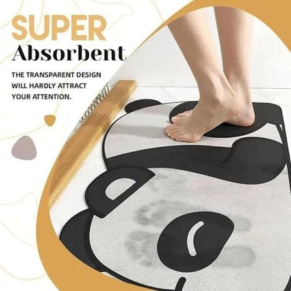 Cute Panda Shape Anti-Slip Bathroom Mat