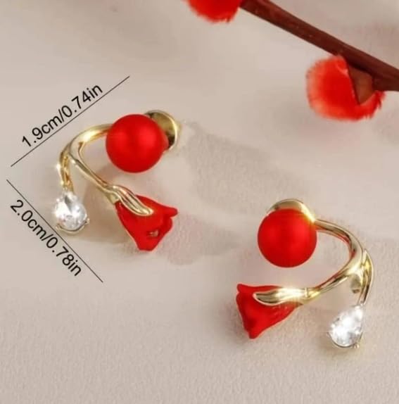 Flower Ear studs for women