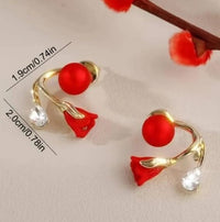 Thumbnail for Flower Ear studs for women