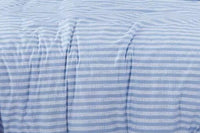 Thumbnail for Blue Stripes Double bedsheet with 2 Pillow Covers