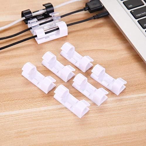 (Buy 1 Get 1 Free) Self Adhesive Cable Clips Wire Manager (Total 40 Pcs)
