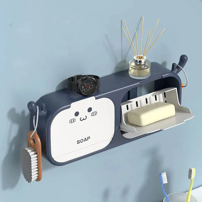 Super Cute Wall Mounted Double Soap Box