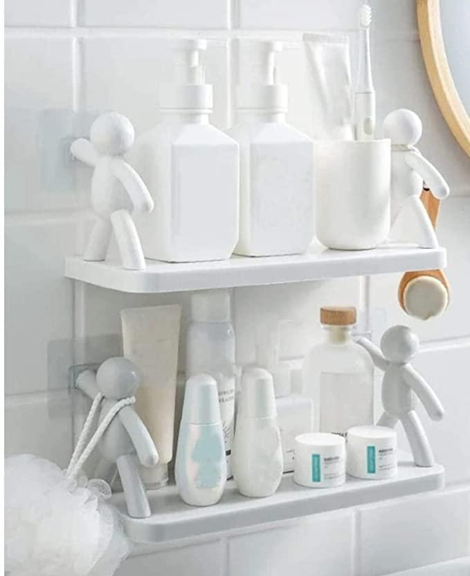 (Buy 1 Get 1 Free) White Bad Doll Shelf Storage Rack