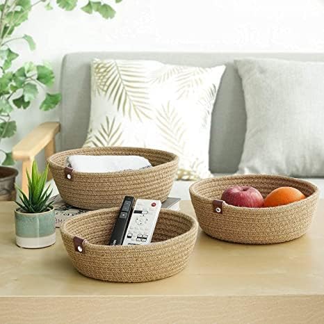 Shelf Organizer/Storage basket - Makeup organizers (Beige)(Set of 3)