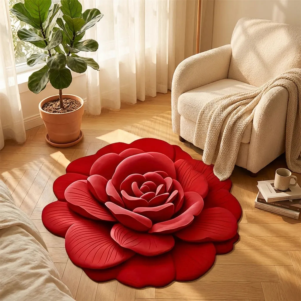 Floral Quick Dry Non Slip Floor Mat