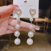 Thumbnail for Heart shape pearl Earrings