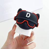 Thumbnail for Super Cute Bull Dog Silicon Apple iPhone Charger Case