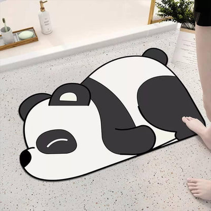 Cute Panda Shape Anti-Slip Bathroom Mat