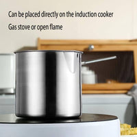 Thumbnail for Stainless Steel Deep Fryer Pot with Oil Filter Basket