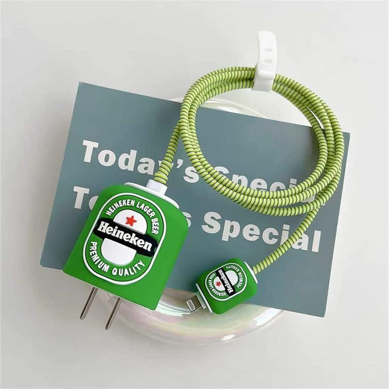 Most Viral Heineken Silicon Apple iPhone Charger Case