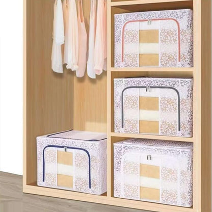 Foldable Wardrobe Storage Box with Window (66L)