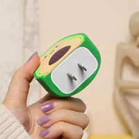 Thumbnail for Super Cute Avocado Silicon Apple iPhone Charger Case