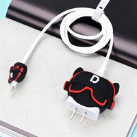 Thumbnail for Super Cute Bull Dog Silicon Apple iPhone Charger Case