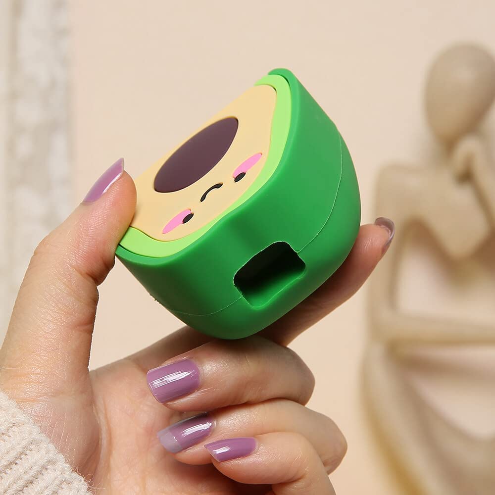 Super Cute Avocado Silicon Apple iPhone Charger Case